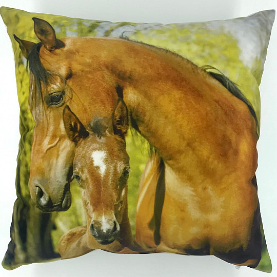 Funda de cojín decorativa CABALLOS II