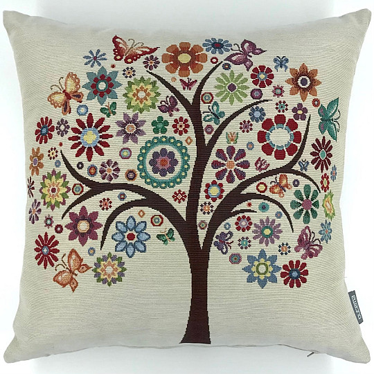 Funda de cojín tapiz ÁRBOL VERANO