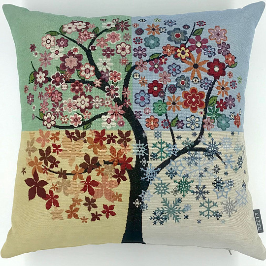 Funda de cojín tapiz ÁRBOL 4 SEASONS