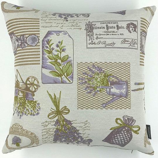 Funda de cojín tapiz decorativo LAVANDA