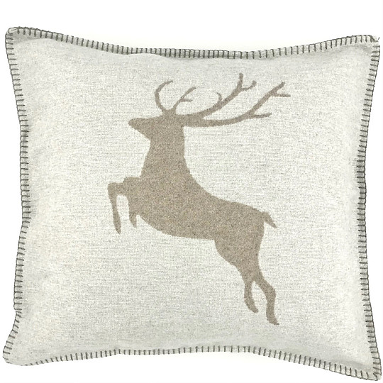 SYLT JELEN - funda de almohada gris claro st. gris