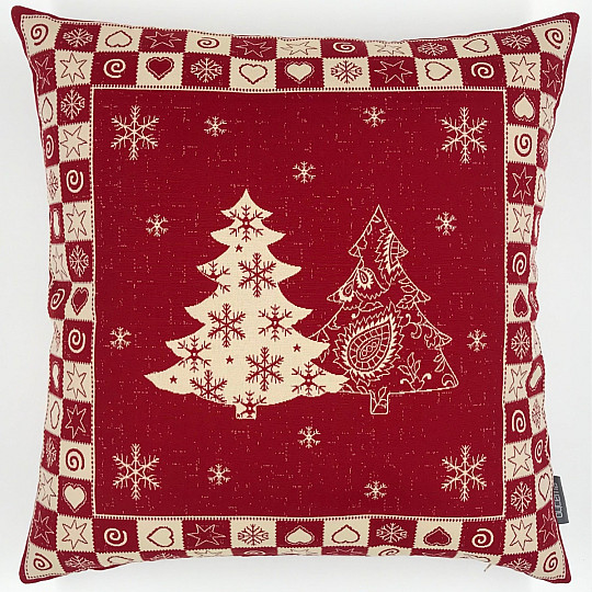 Revestimiento decorativo navideño CHRISTMAS TREE II ROJO