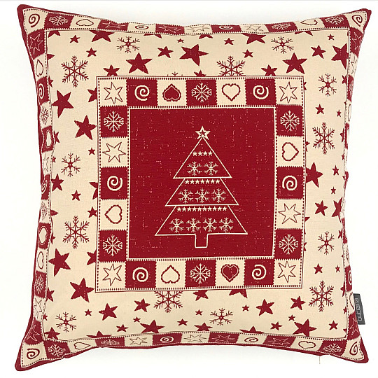 Revestimiento decorativo navideño ÁRBOL DE NAVIDAD I ROJO