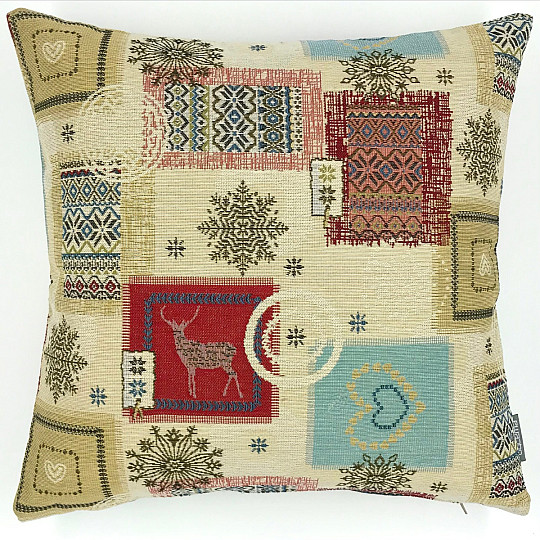 Funda de cojín tapiz Navidad KANDU