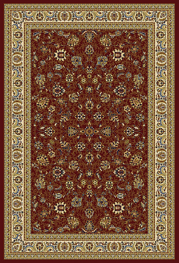 Alfombra pieza KENDRA rojo