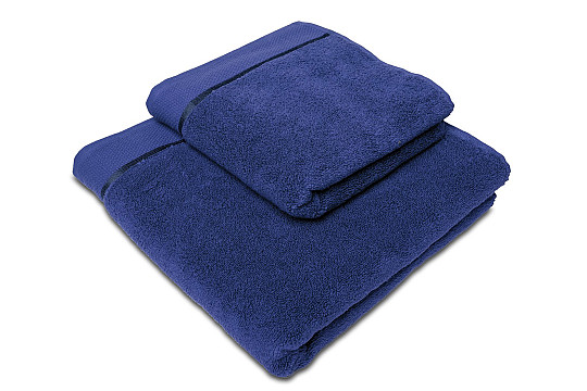 Toalla y toalla de baño MIKRO TM. AZUL MARINO