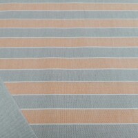 Tela decorativa Trebol rayas - naranja 2 cm 75