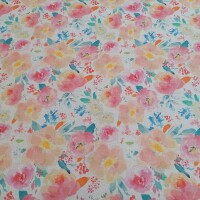 Tela decorativa Flores pastel