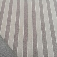 Tela decorativa Trebol rayas - marrón 2 cm 55
