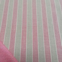 Tela decorativa Trebol rayas - rosa 2 cm 76