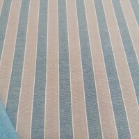 Tela decorativa Trebol rayas - azul 2 cm 77