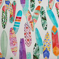 Tela decorativa SURF TURQUESA