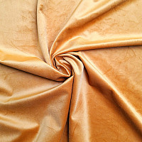 Tela decorativa de terciopelo RIVIERA MUSTARD