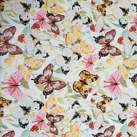 Algodón satinado MARIPOSAS digitales