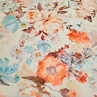 Tela decorativa JARDÍN rosa