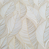 Tela decorativa MAXI LEAVES beige