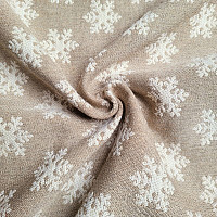 Tejido decorativo de lujo FLAKES BEIGE