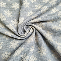 Tejido decorativo de lujo FLAKES GREY