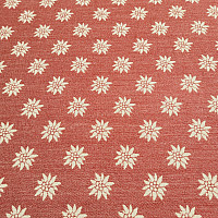 Tejido decorativo de lujo Rojo alpino