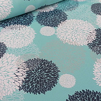 Tela decorativa BLACK OUT Astra turquesa