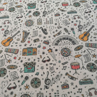 Tela decorativa Música