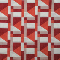 Tela decorativa Geo rojo