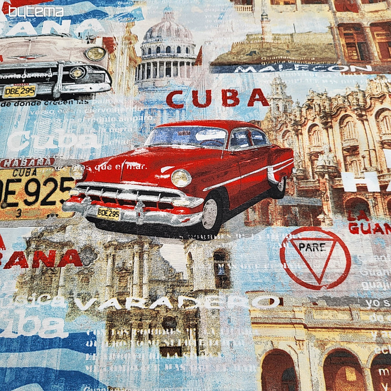 tela decorativa CUBA diseño retro