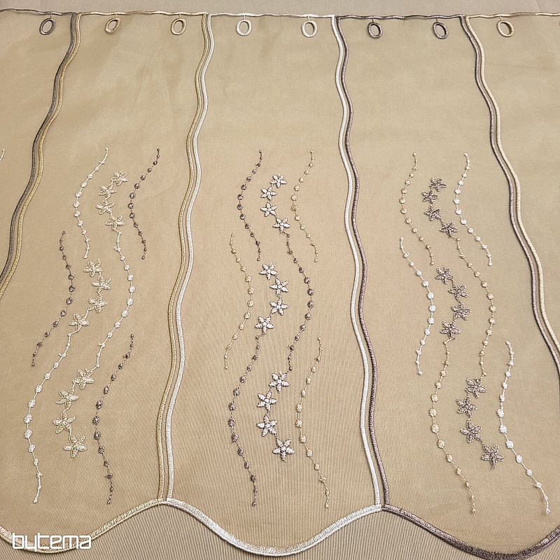 Cortina de vidrieras - bordada HF1189