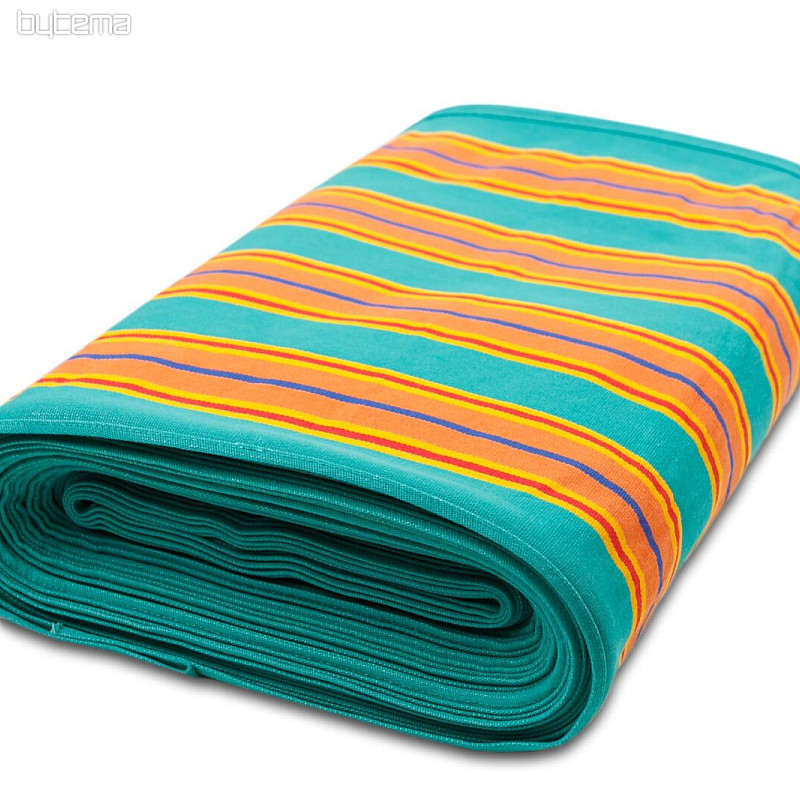 TELA PARA SILLA LINDA rayas turquesa