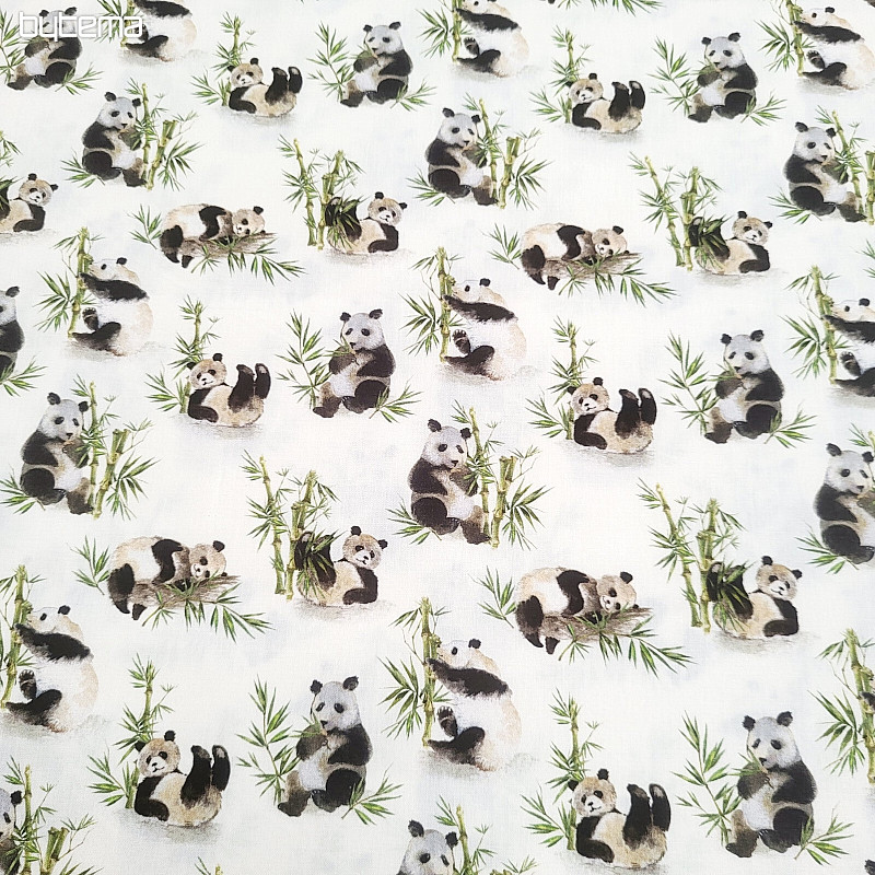Tela de algodón PANDA