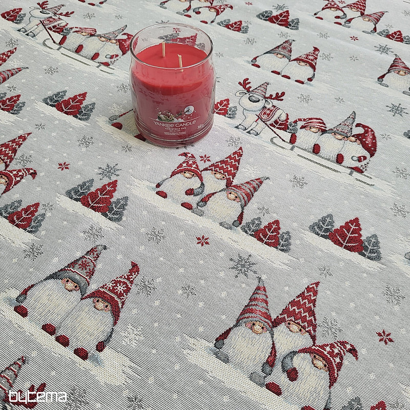 Mantel y bufanda tapiz DUENDES NAVIDEÑOS 2