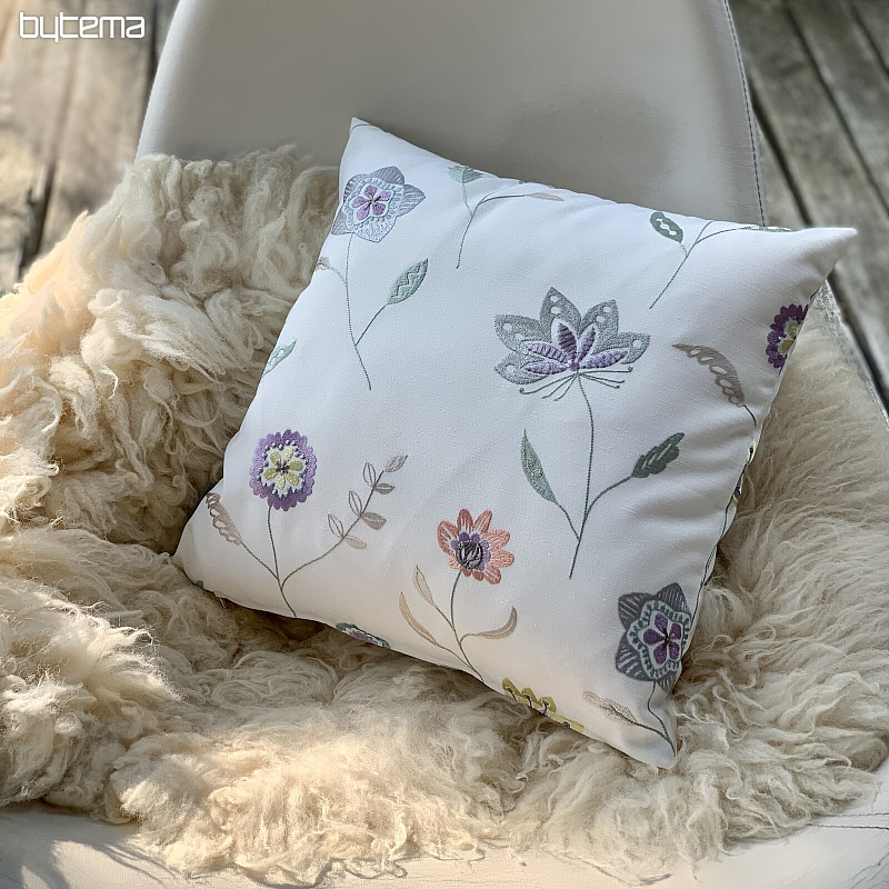 Funda decorativa bordada RICHMOND violeta