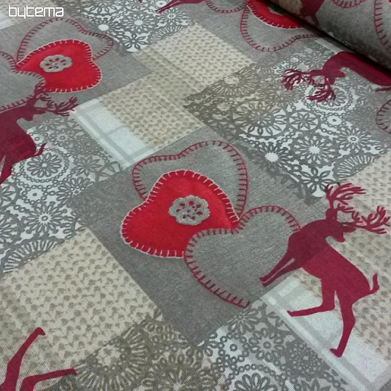 Tela decorativa navideña TRICOT