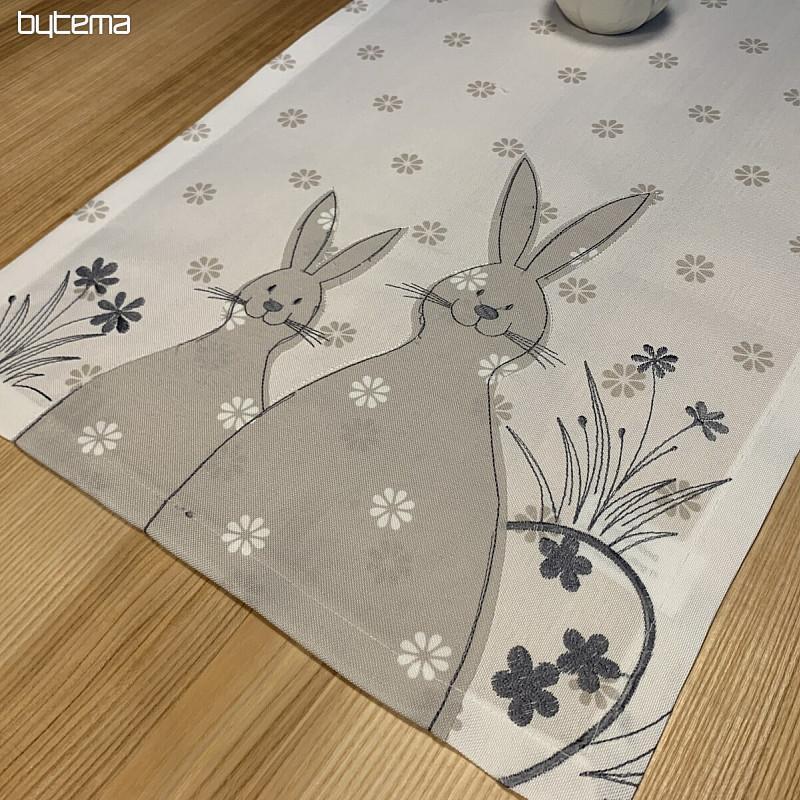 Manteles y pañuelos bordados blanco LIEBRE