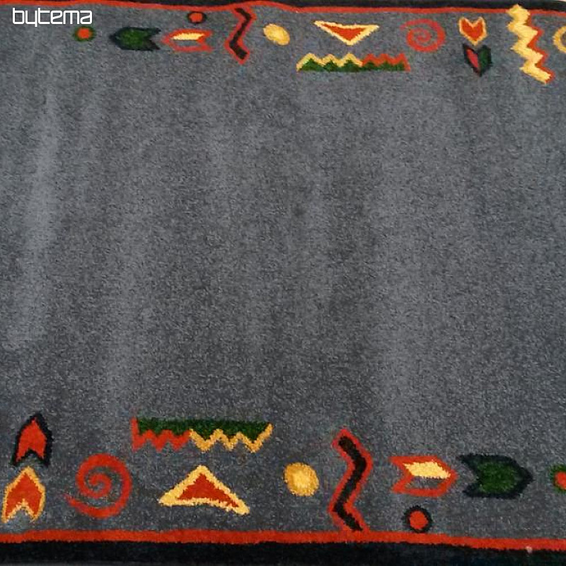 Alfombra ovalada MODERNA 130x240 azul