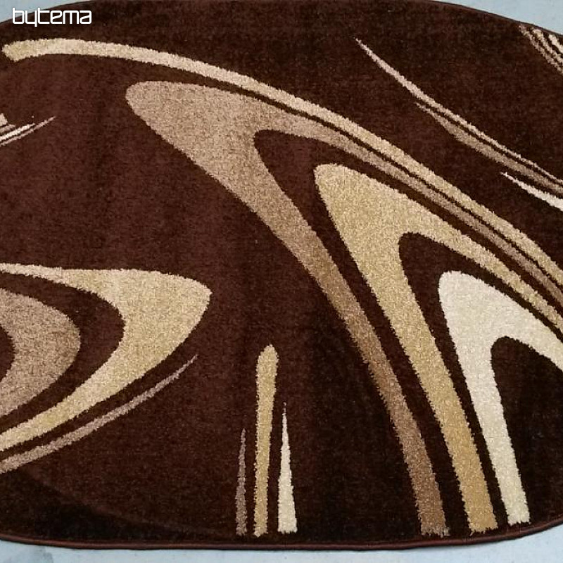 Alfombra ovalada CAFÉ marrón