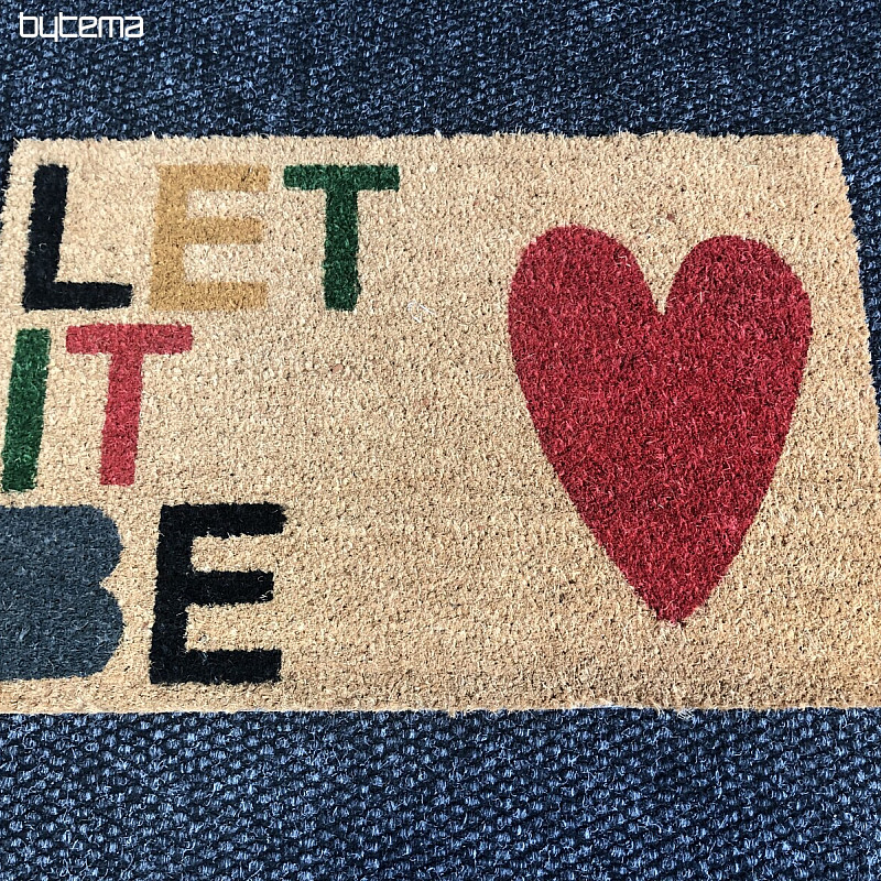 LET IT BE felpudo beige