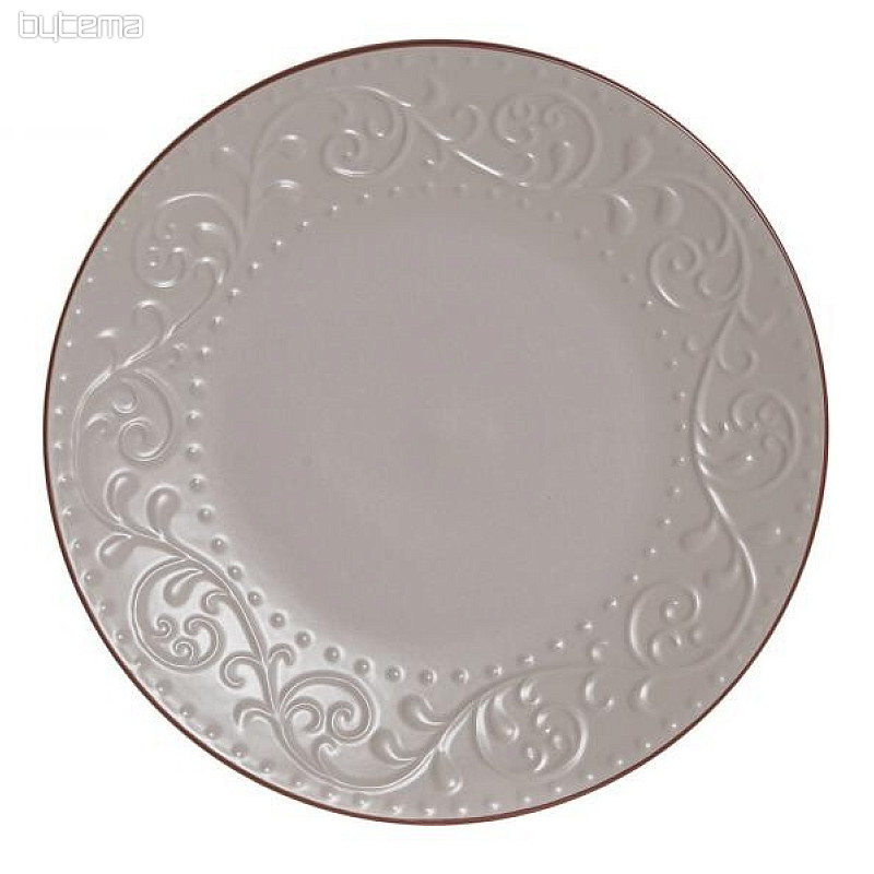 Plato llano RELIEVE BEIGE 27,5x2cm beige