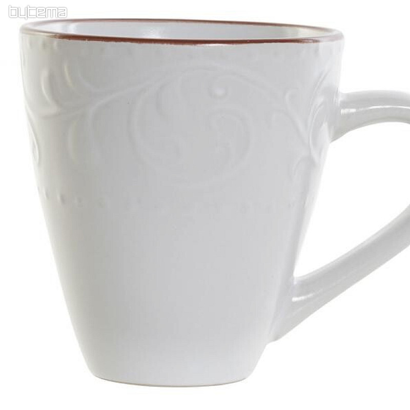 Taza WHITE RELIEF 325ml blanco