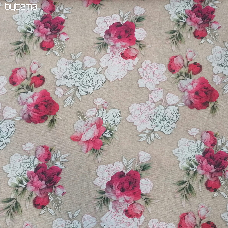 Tela decorativa Rosa Geraldine 3D