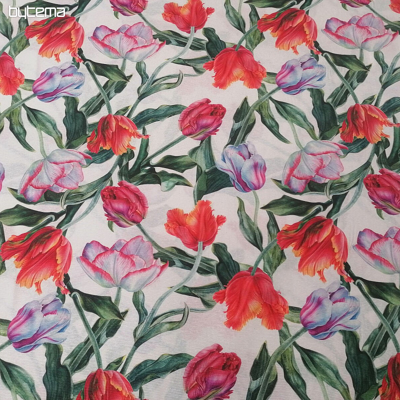Tela decorativa Tulipanes peludos