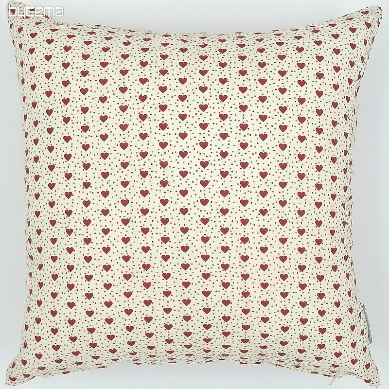 Revestimiento decorativo Mini corazón crema, corazón rojo