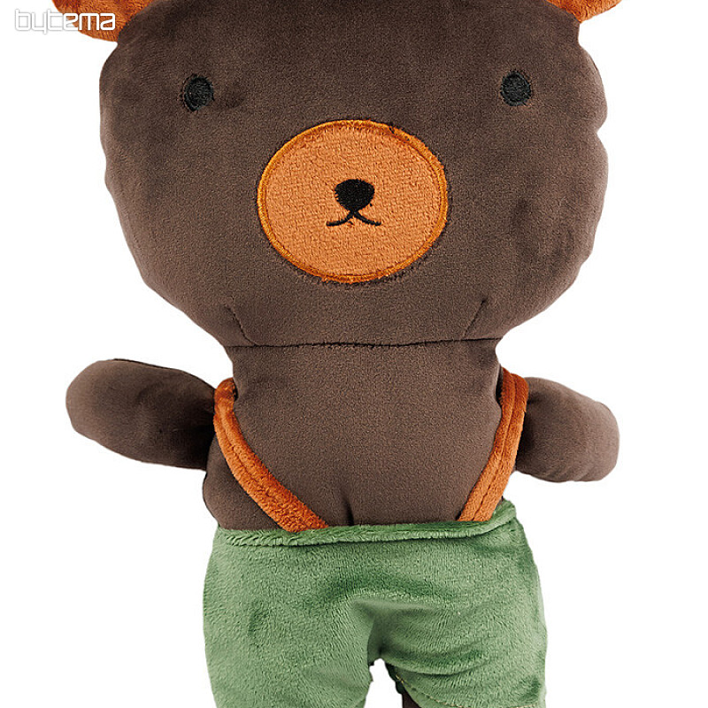 Peluche - almohada de osito con pantalones