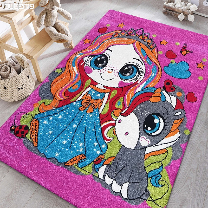 Alfombra infantil MONDO PRINCESA Y PONY