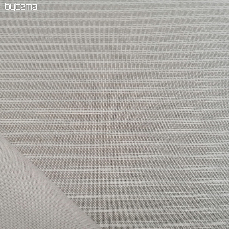 Tela decorativa Rayas iris - beige 50