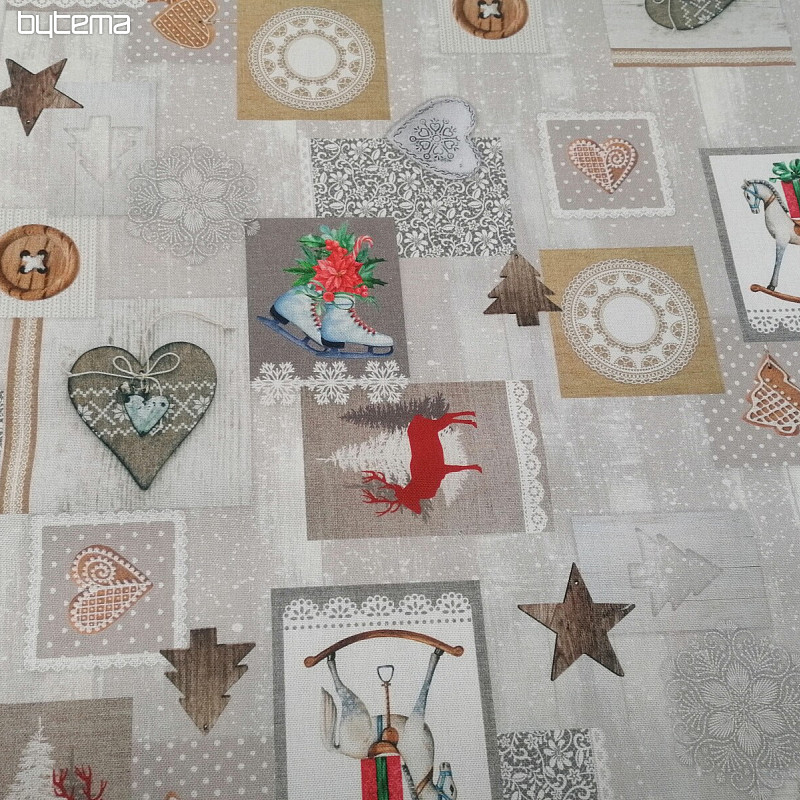 Decoración navideña de tela Decoración navideña