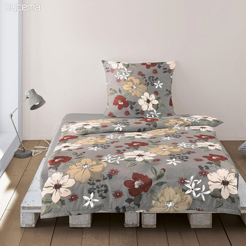 Ropa de cama de franela de lujo IRISETTE 8408-60 Maren rojo