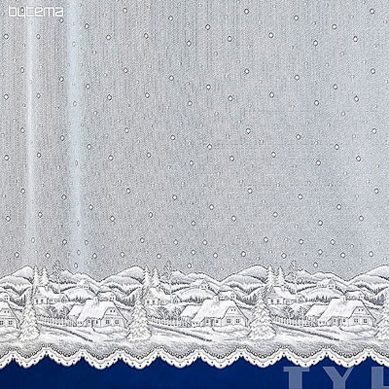 Cortina jacquard - PAISAJE DE INVIERNO A383101
