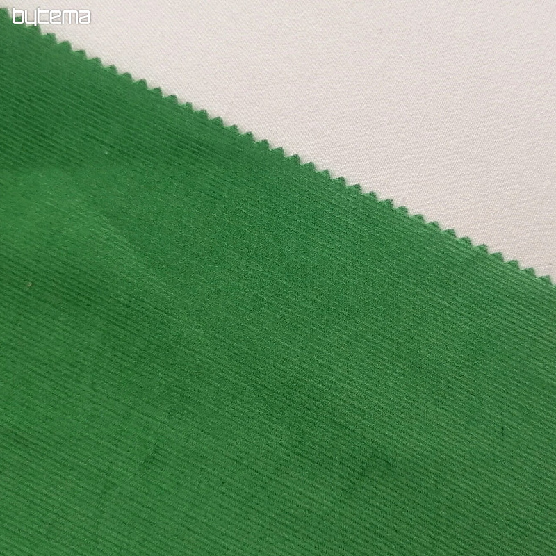 Tela de algodón Pana fina - verde