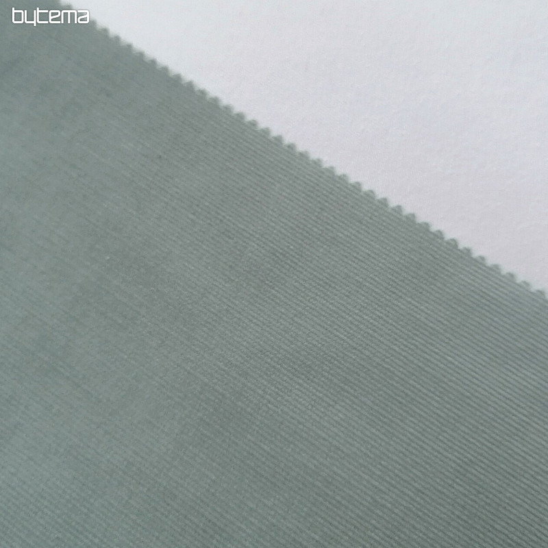 Tela de algodón Pana fina - verde/gris